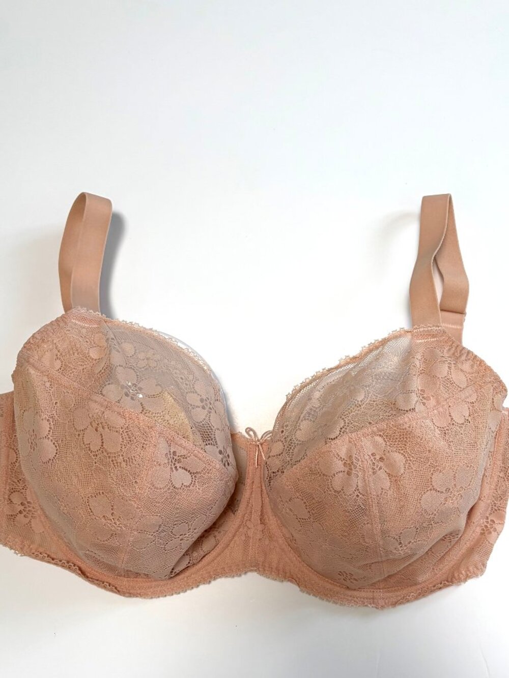 Bravissimo Lacey Bra in nude, Size 34L US/34HH UK, Like new condition